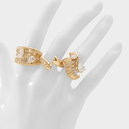 Alexxe in Gold Clear Multi - Ring Aldo Gold/clear multi