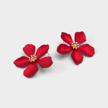 Maflorra in Red - Statement earrings Aldo Red
