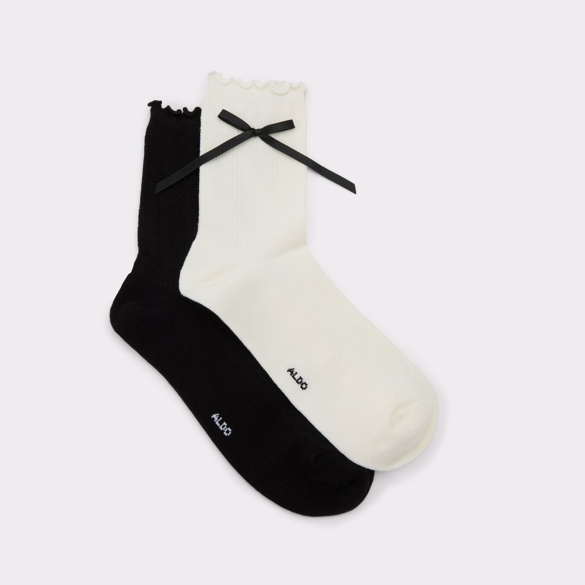 Cutiebow in Black White - Socks Aldo Black/white