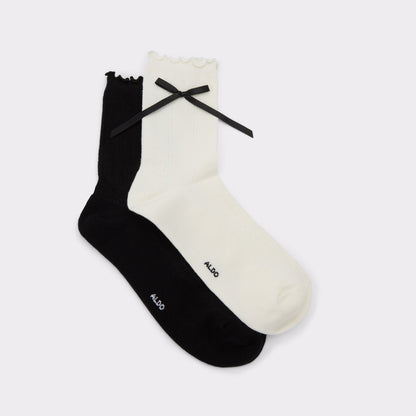 Cutiebow in Black White - Socks Aldo Black/white