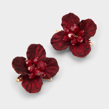 Bamey in Bordo - Statement earrings Aldo Bordo