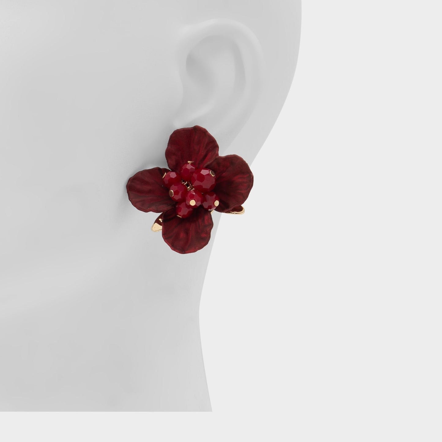 Bamey in Bordo - Statement earrings Aldo Bordo