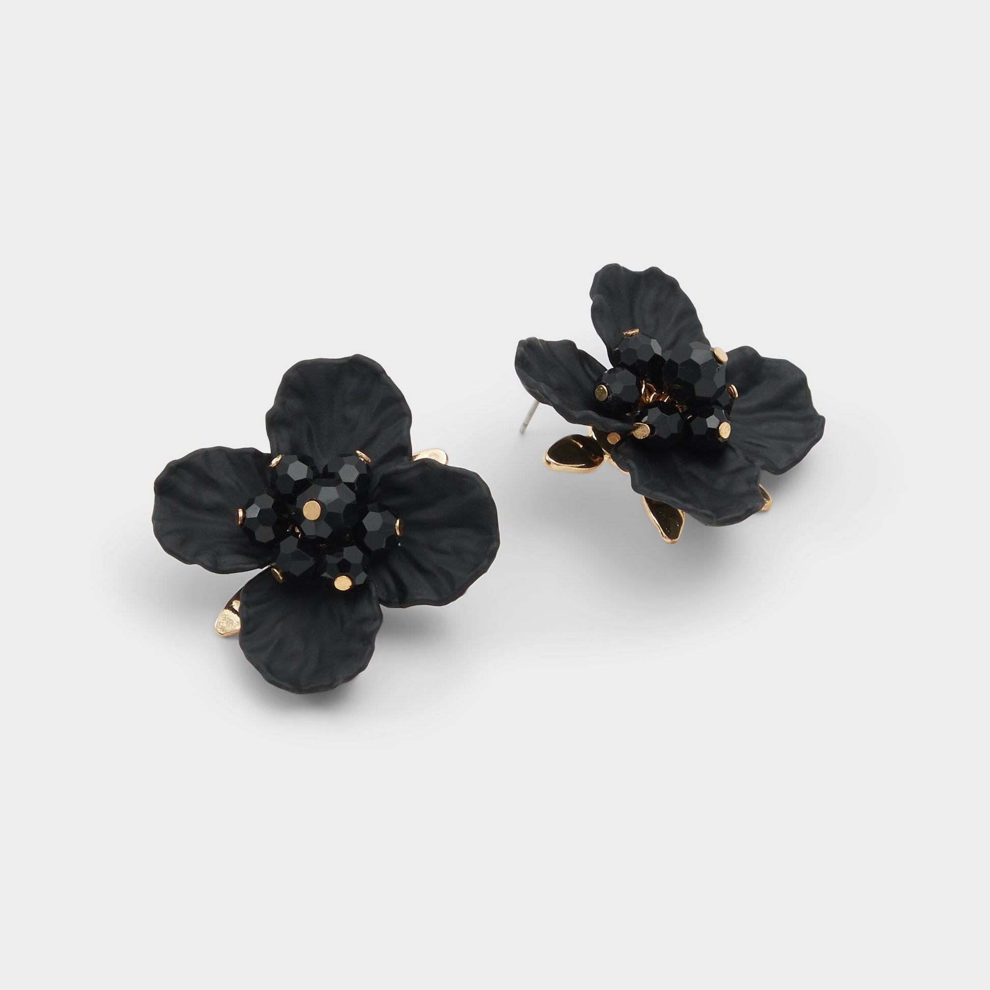 Bamey in Black - Statement earrings Aldo Black