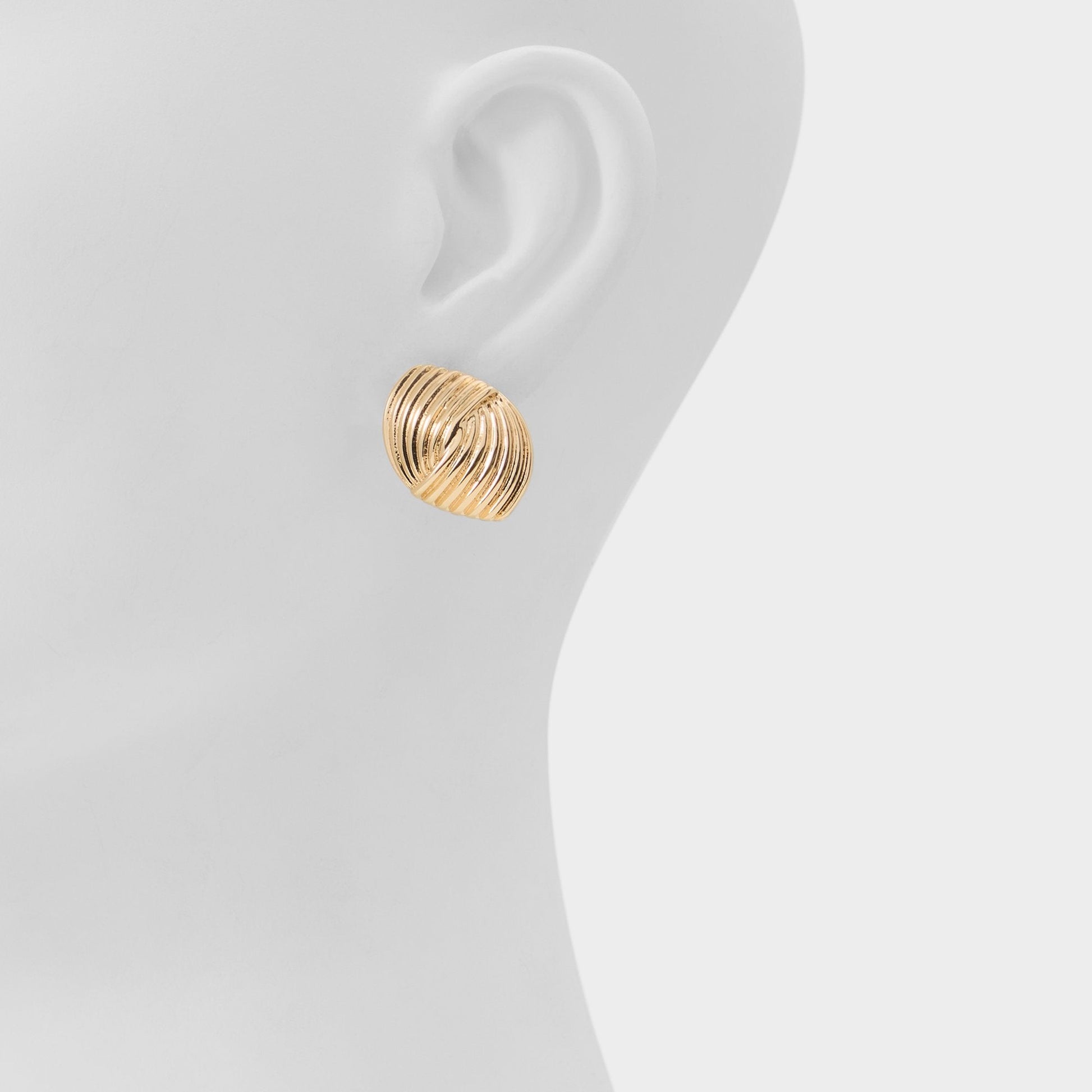 Buttons in Gold - Button earrings Aldo Gold