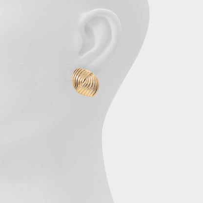 Buttons in Gold - Button earrings Aldo Gold