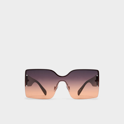 Lalaendrax Black/Gold Multi Women's Square - Square sunglasses Aldo Black/Gold Multi
