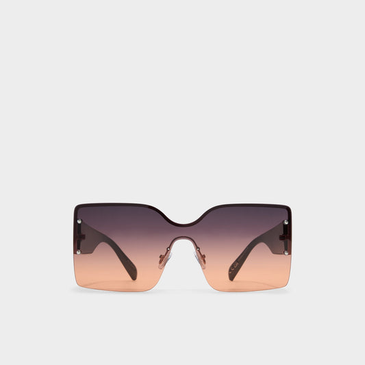 Lalaendrax Black/Gold Multi Women's Square - Square sunglasses Aldo Black/Gold Multi