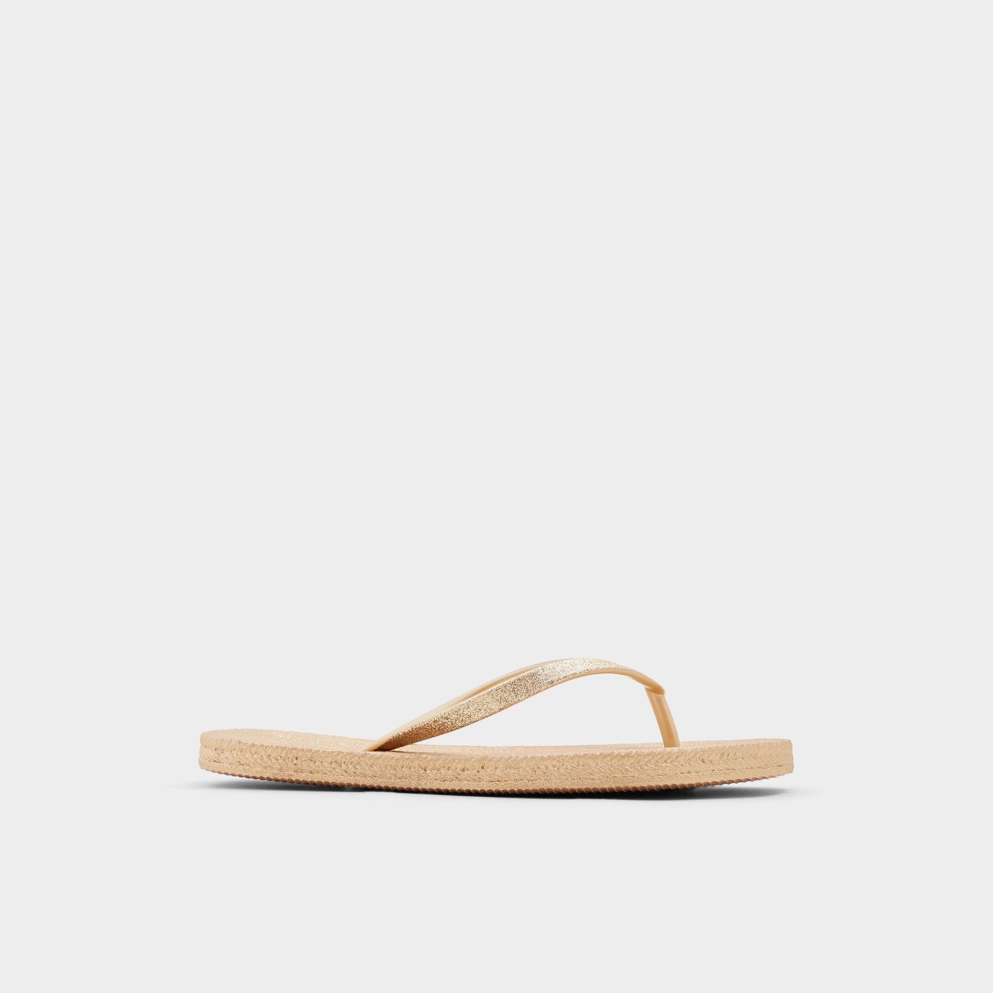 Aloomba Gold Women's Flats - Flip flop Aldo Gold