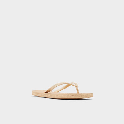 Aloomba Gold Women's Flats - Flip flop Aldo Gold