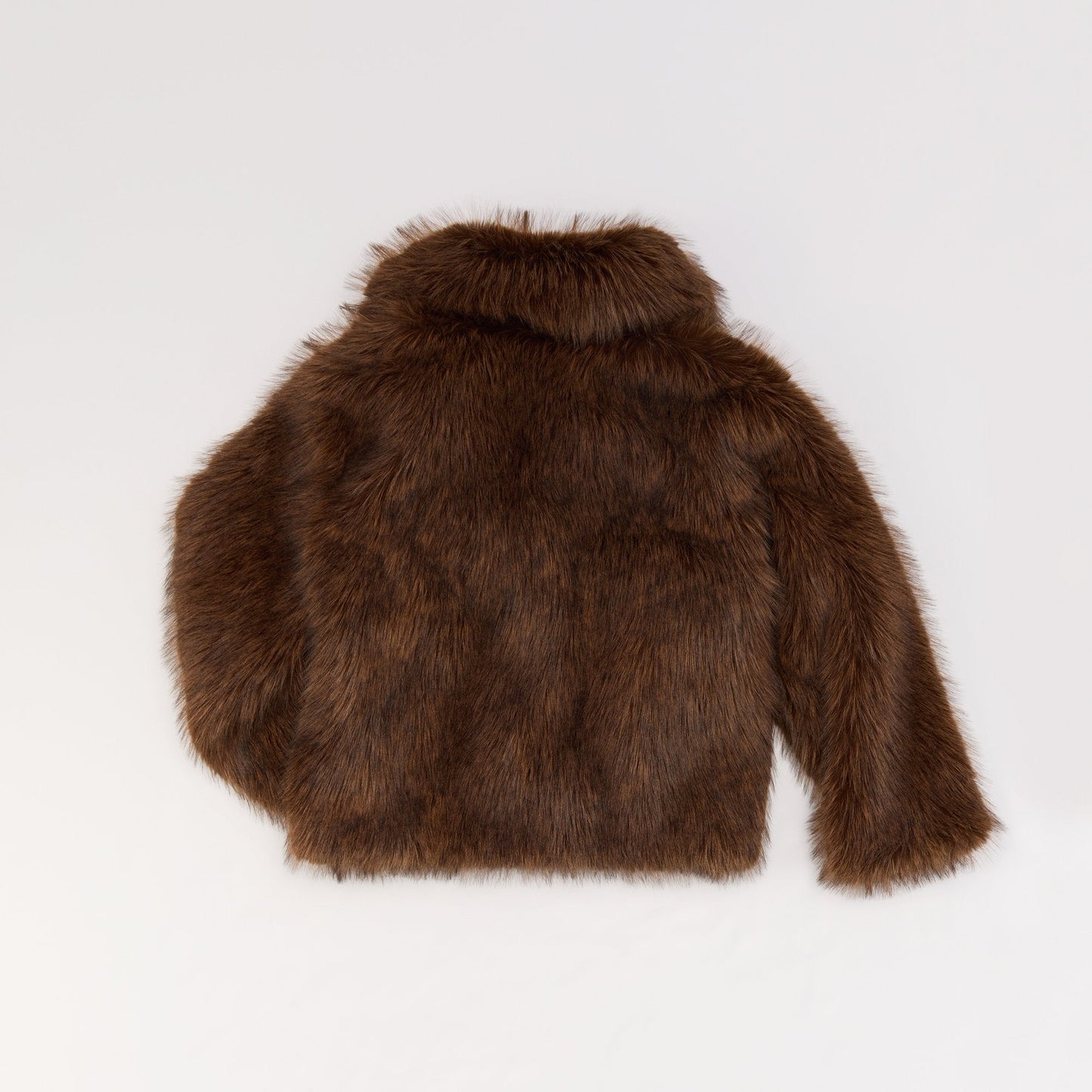 Hazella in Brown - Faux fur jacket Aldo Brown