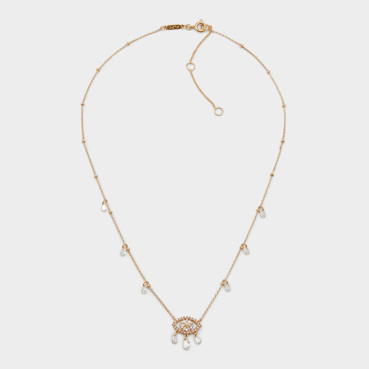 Umiramas Light Blue Women's Cubic Zirconia - Necklace Aldo Light Blue