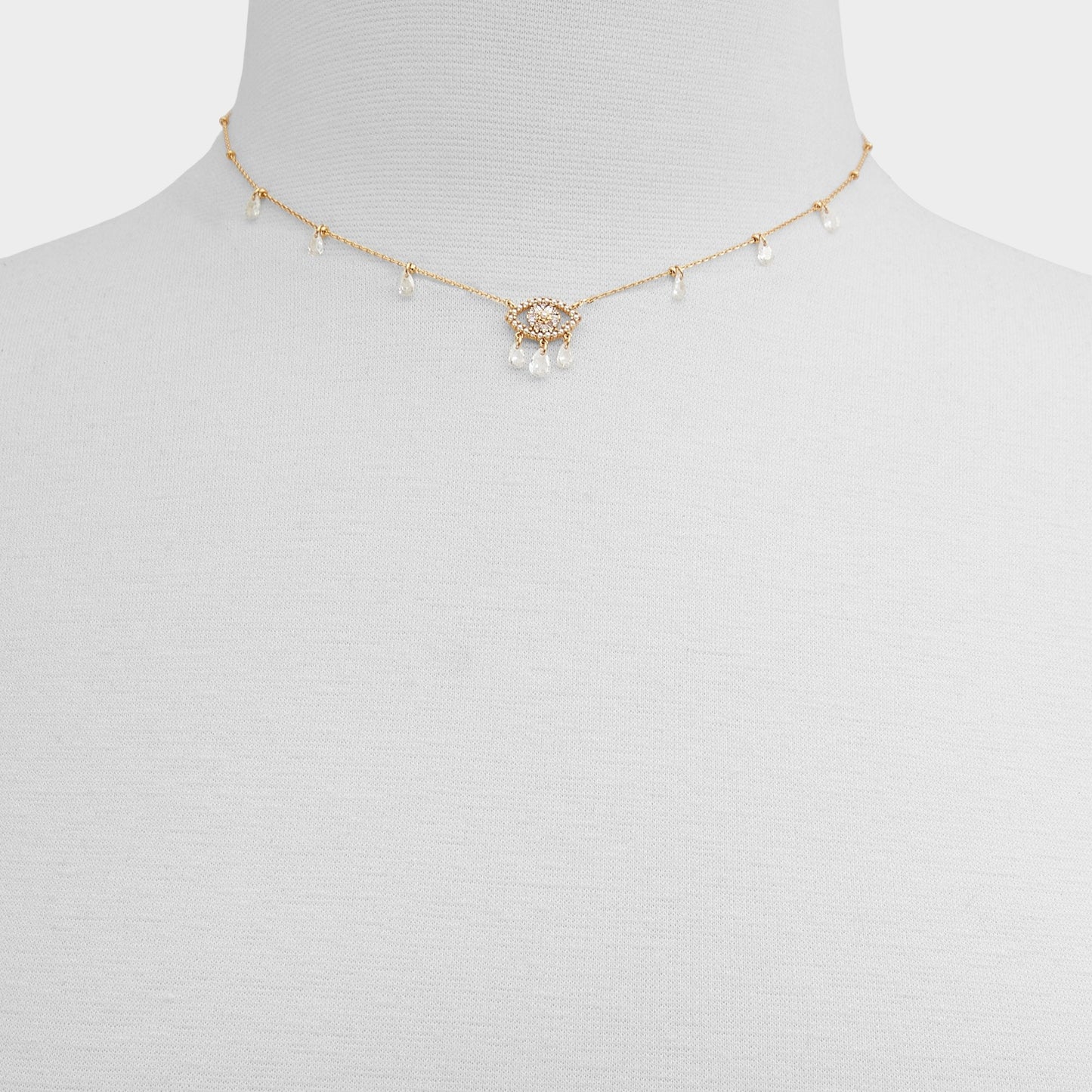 Umiramas Light Blue Women's Cubic Zirconia - Necklace Aldo Light Blue