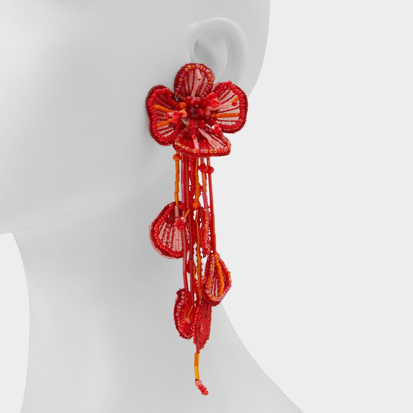 Rosellia Red Women's Earrings - Chandelier earrings Aldo Red