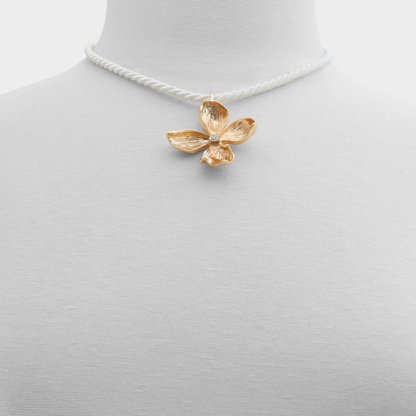 Chicadellicc Gold/Clear Multi Women's Necklaces - Necklace Aldo Gold/Clear Multi