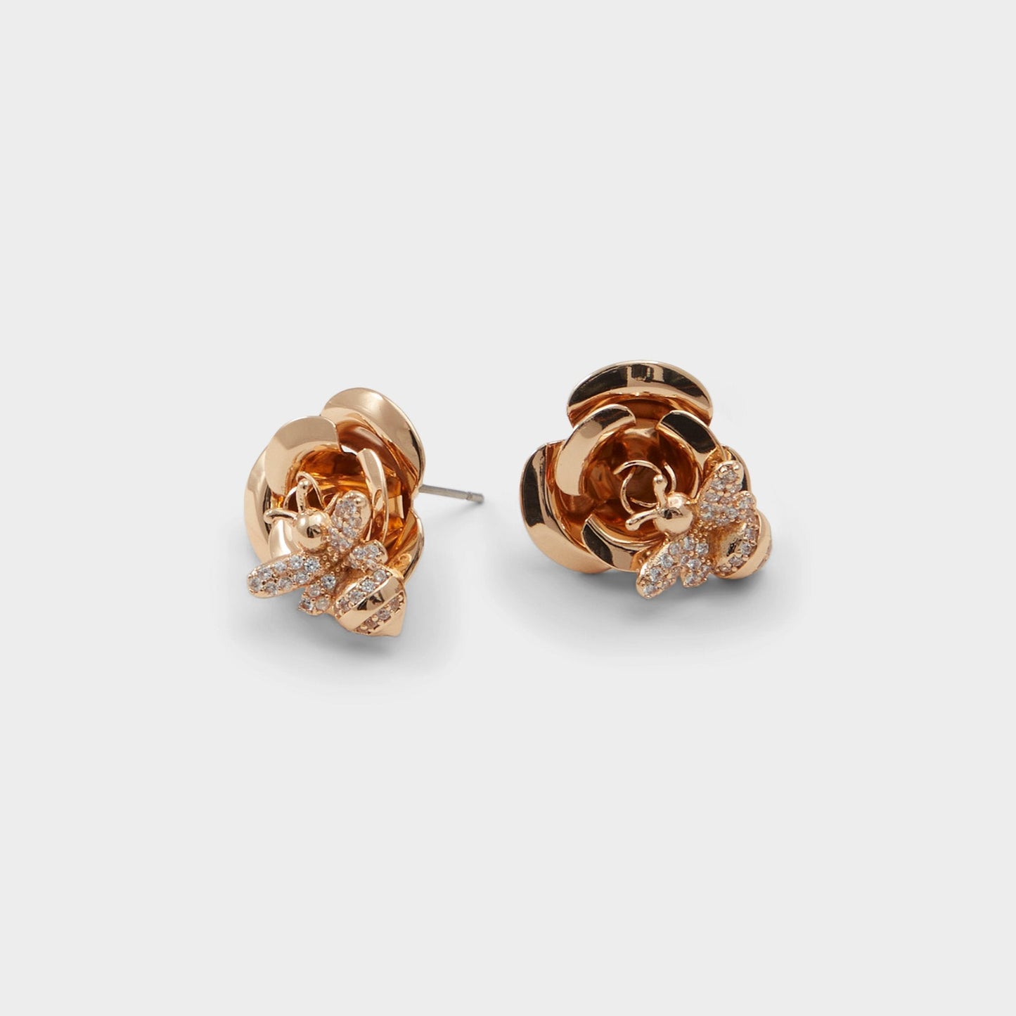 Bumblebees Gold/Clear Multi Women's Earrings - Earrings Aldo Gold/Clear Multi