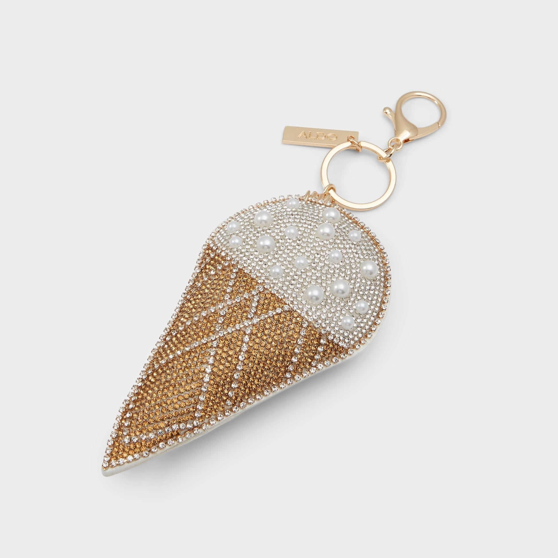 Scoops Gold/Clear Multi Women's Bag Charms & Keychains - Bag charm Aldo Gold/Clear Multi