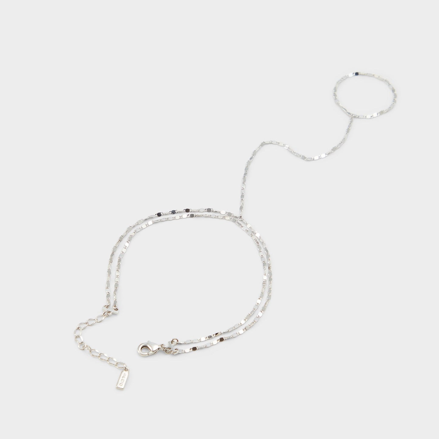 Talktothehand Silver Women's Bracelets - Hand chain Aldo Silver