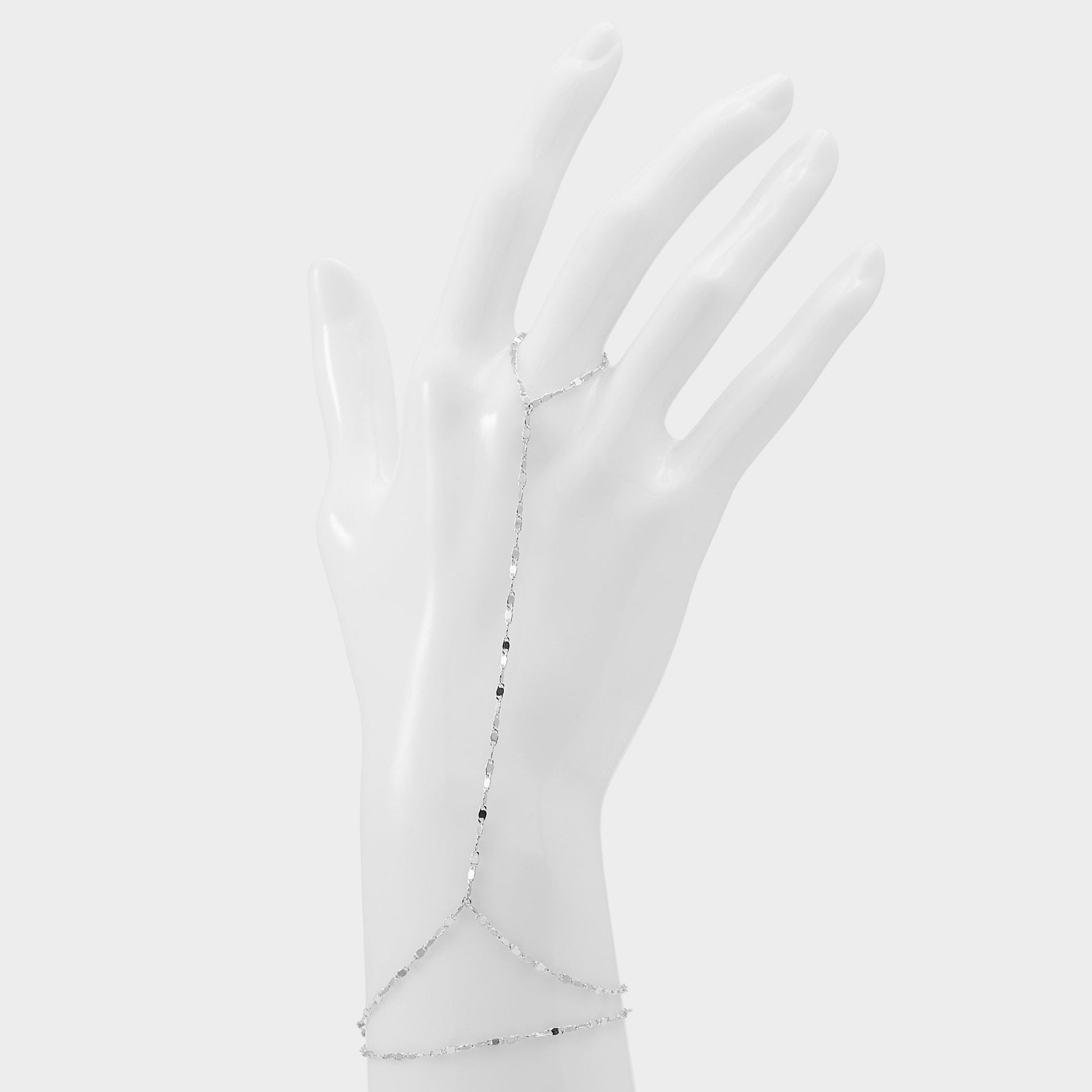 Talktothehand Silver Women's Bracelets - Hand chain Aldo Silver