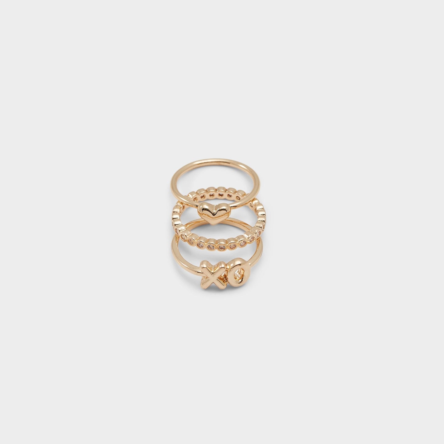 Sweetyheart Gold/Clear Multi Women's Cubic Zirconia - Ring Aldo Gold/Clear Multi