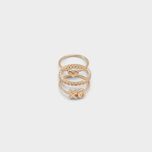 Sweetyheart Gold/Clear Multi Women's Cubic Zirconia - Ring Aldo Gold/Clear Multi