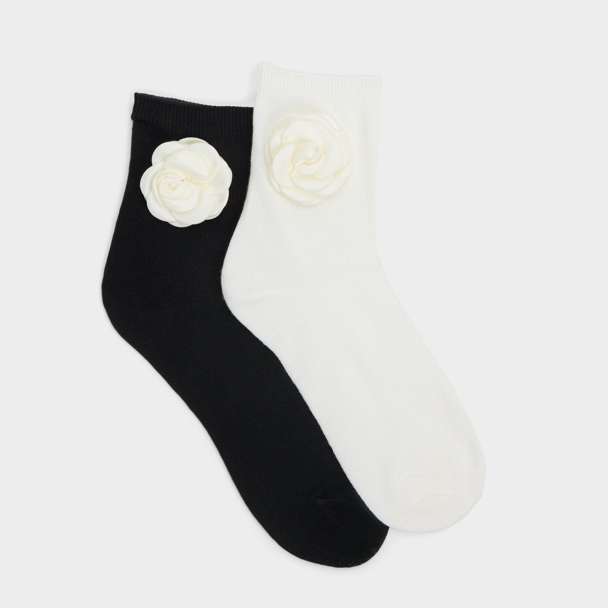 Rosettesocks Black/White Women's Socks - Socks Aldo Black/White