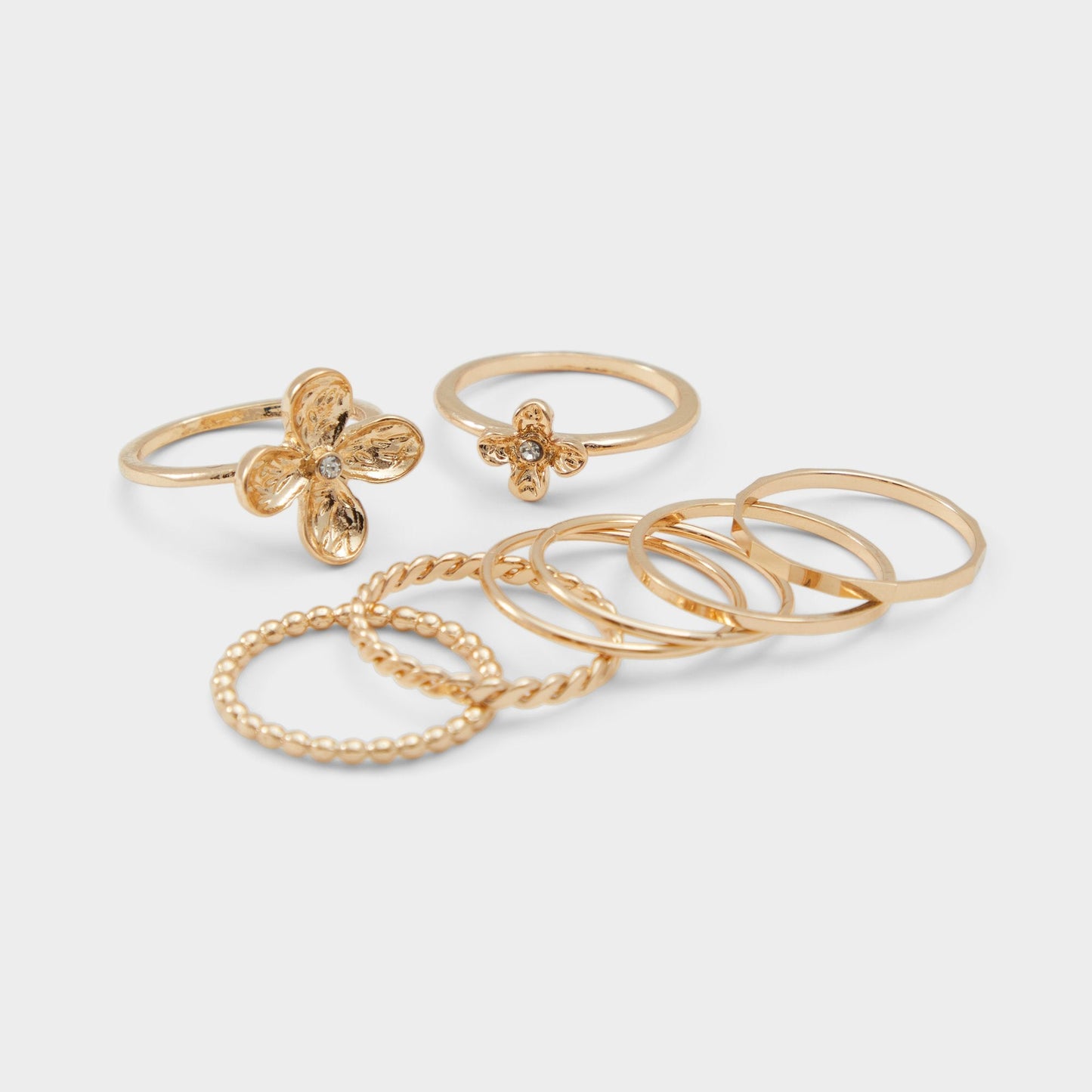 Kiliwiel Gold/Clear Multi Women's Rings - Multi finger rings Aldo Gold/Clear Multi