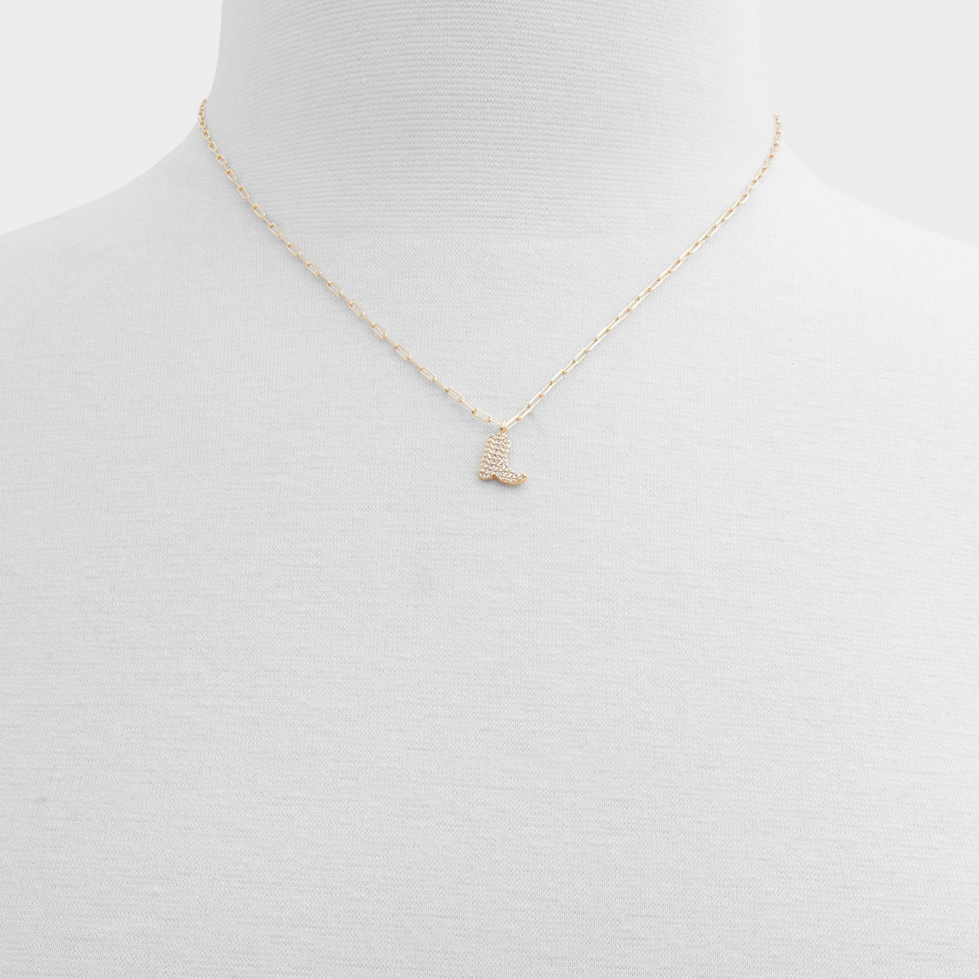 Lassolove Gold/Clear Multi Women's Necklaces - Pendant necklace Aldo Gold/Clear Multi