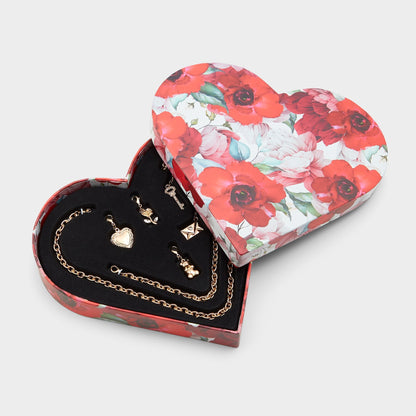 Bemyvalentine Gold/Clear Multi Women's Specialty - Necklace & bracelet set Aldo Gold/Clear Multi