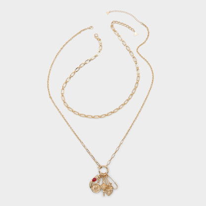 Bellari in Gold - Charm necklace Aldo Gold
