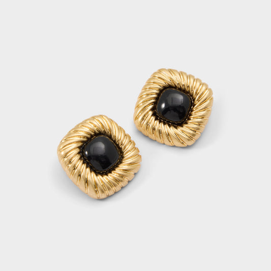 Myrage in Black Gold Multi - Statement earrings Aldo Black/gold multi