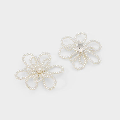 Flowerclip in Ice - Decorative shoe clip Aldo Ice