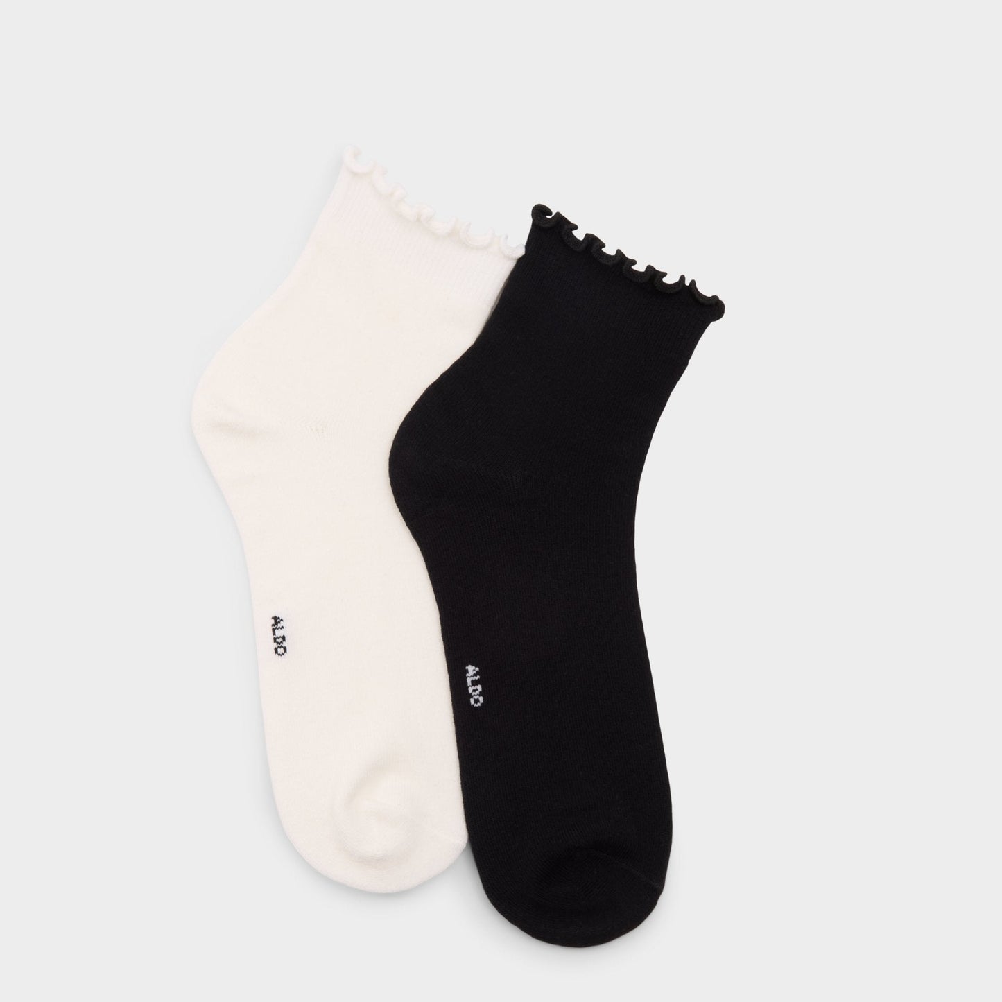 Frilluxe in Black White - Crew socks Aldo Black/White