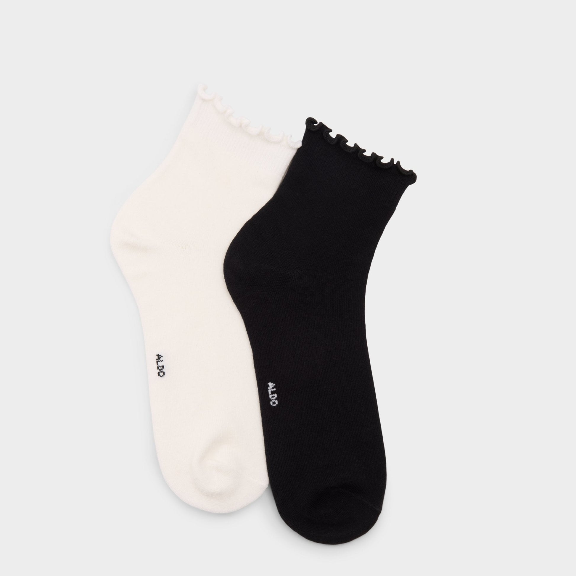 Frilluxe in Black White - Crew socks Aldo Black/White