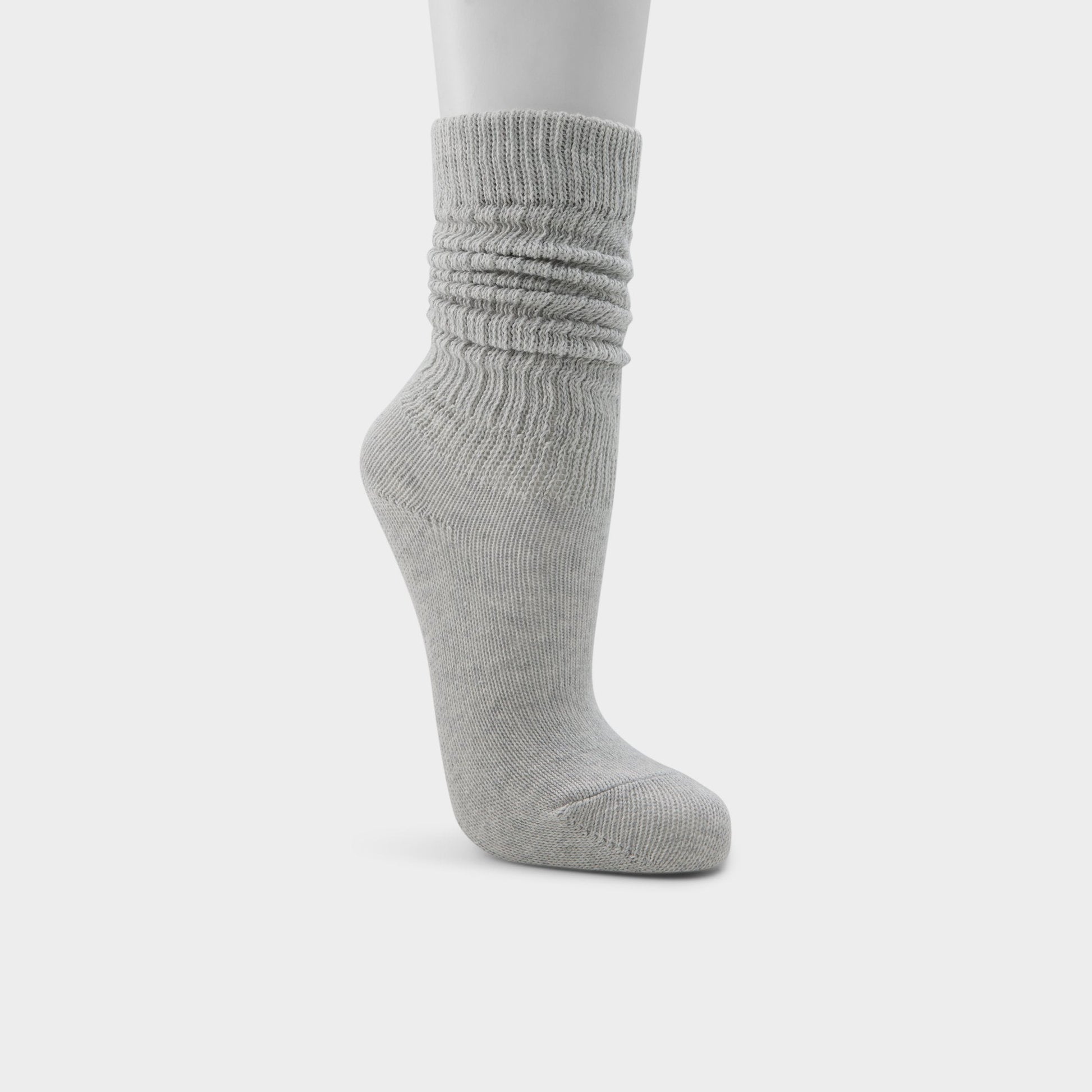 Slouchie in Grey - Socks Aldo Grey