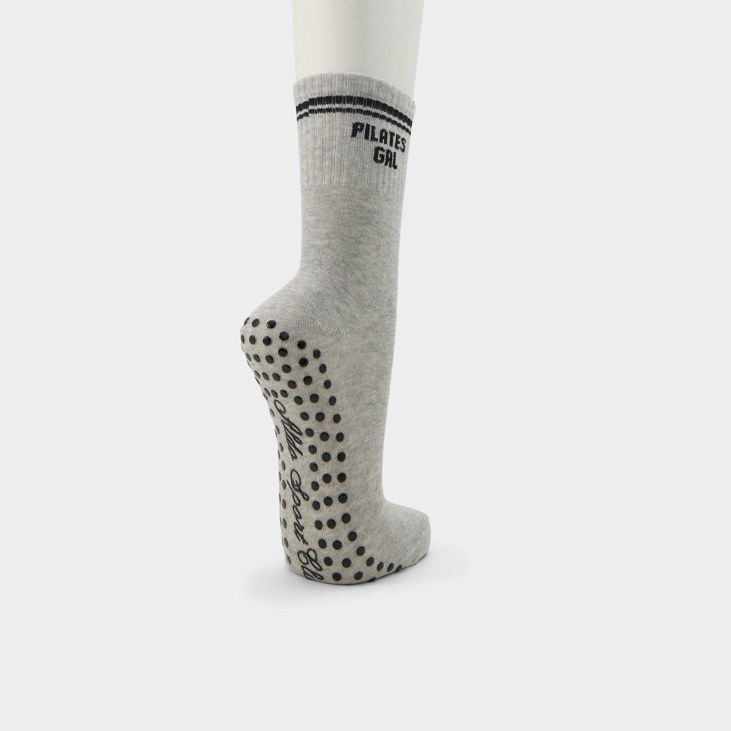 Pilatesclub in Grey - Pilates socks Aldo Grey