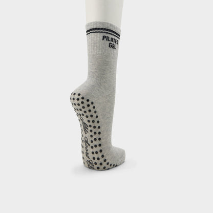 Pilatesclub in Grey - Pilates socks Aldo Grey