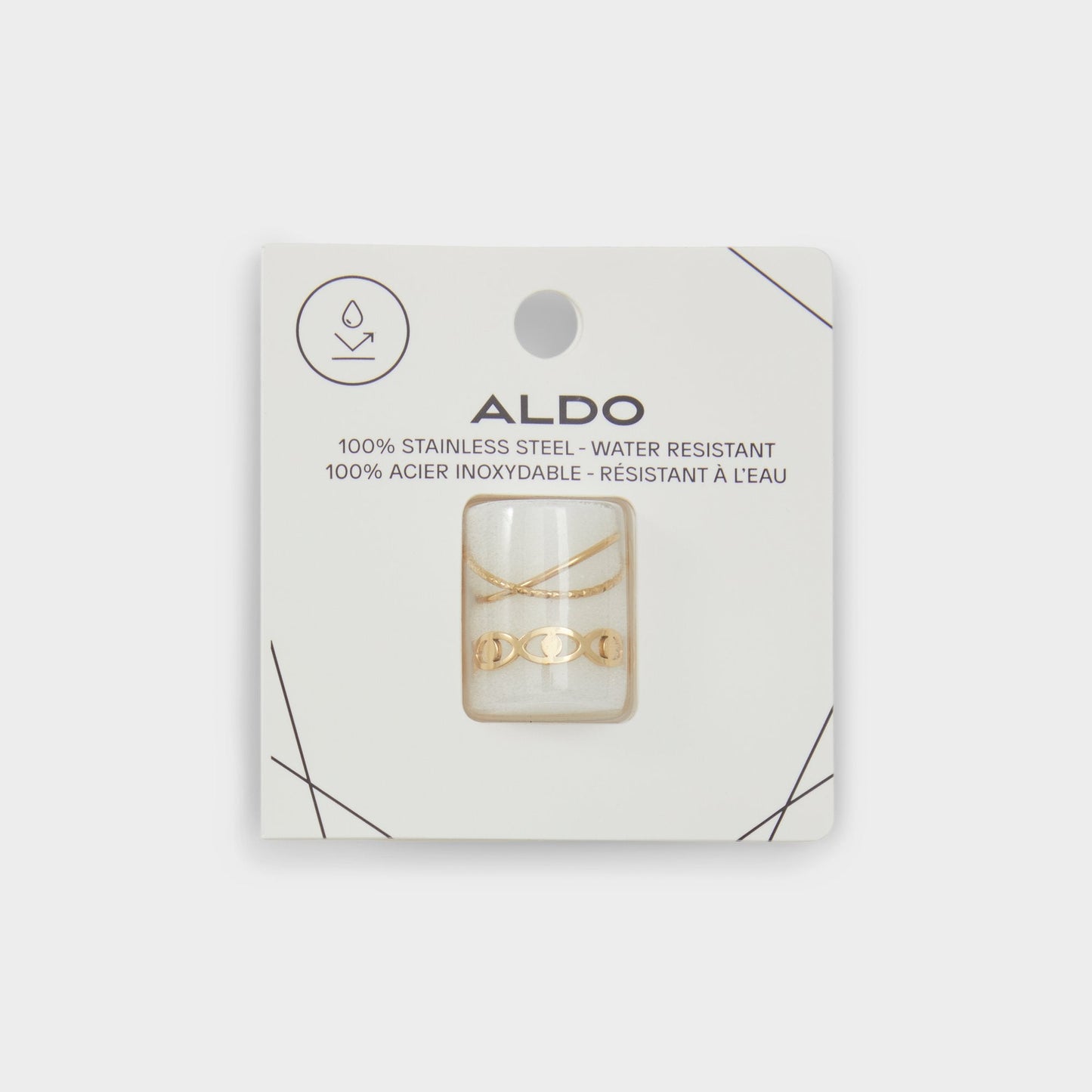 Twisted Gold Women's Stainless Steel - Toe ring Aldo Gold