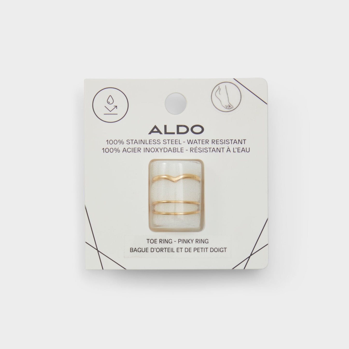Ardgowan Gold Women's Stainless Steel - Toe ring Aldo Gold