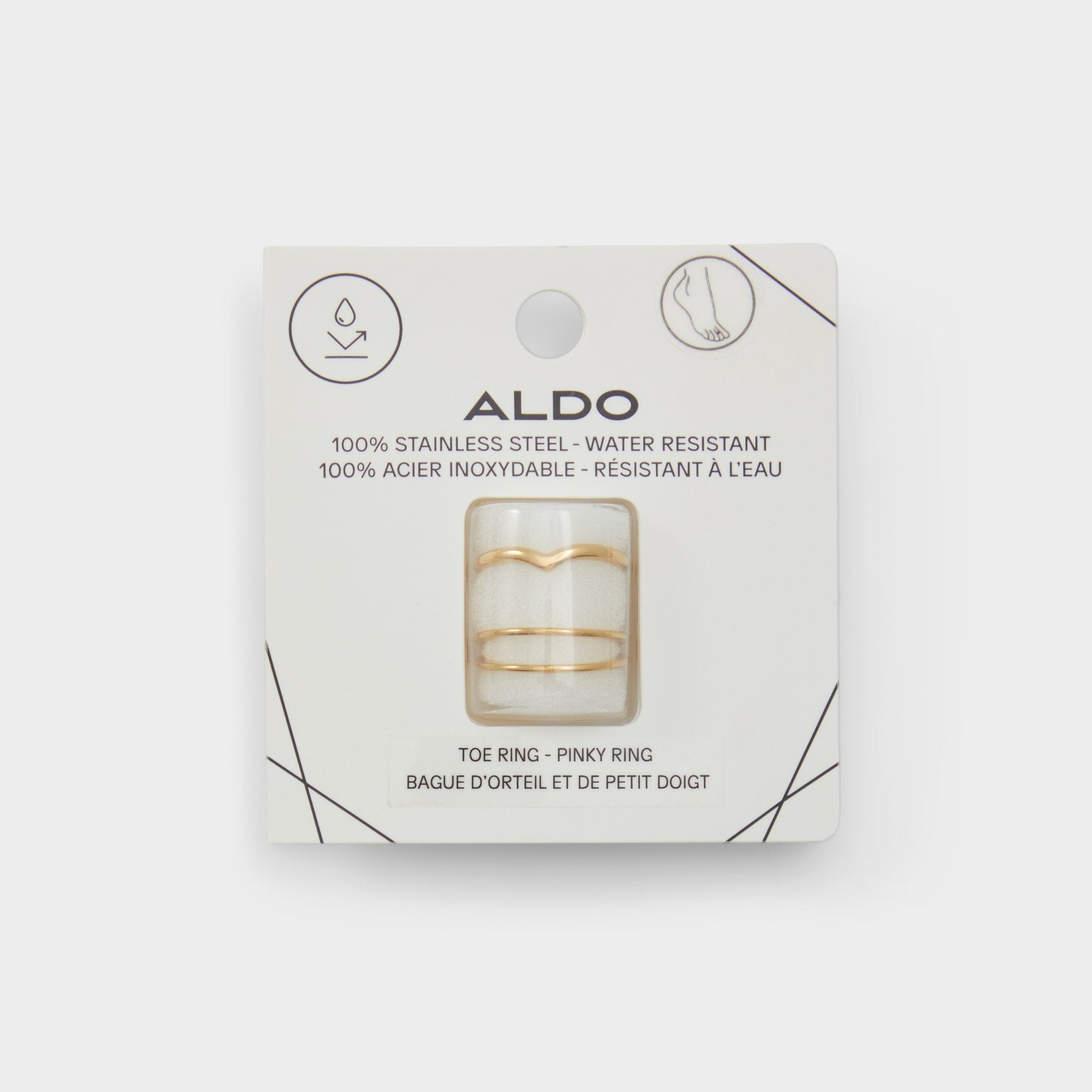 Ardgowan Gold Women's Stainless Steel - Toe ring Aldo Gold