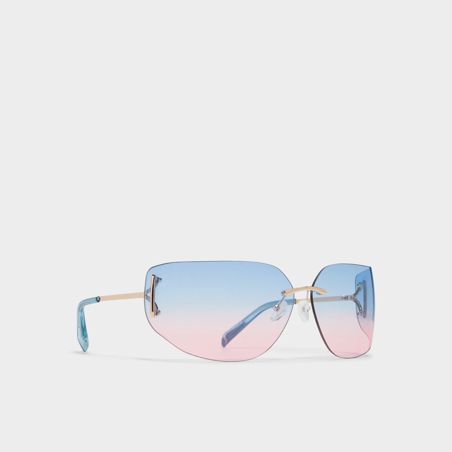 Pigowenx Light Blue Women's Square - Square sunglasses Aldo Light Blue