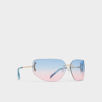 Pigowenx Light Blue Women's Square - Square sunglasses Aldo Light Blue