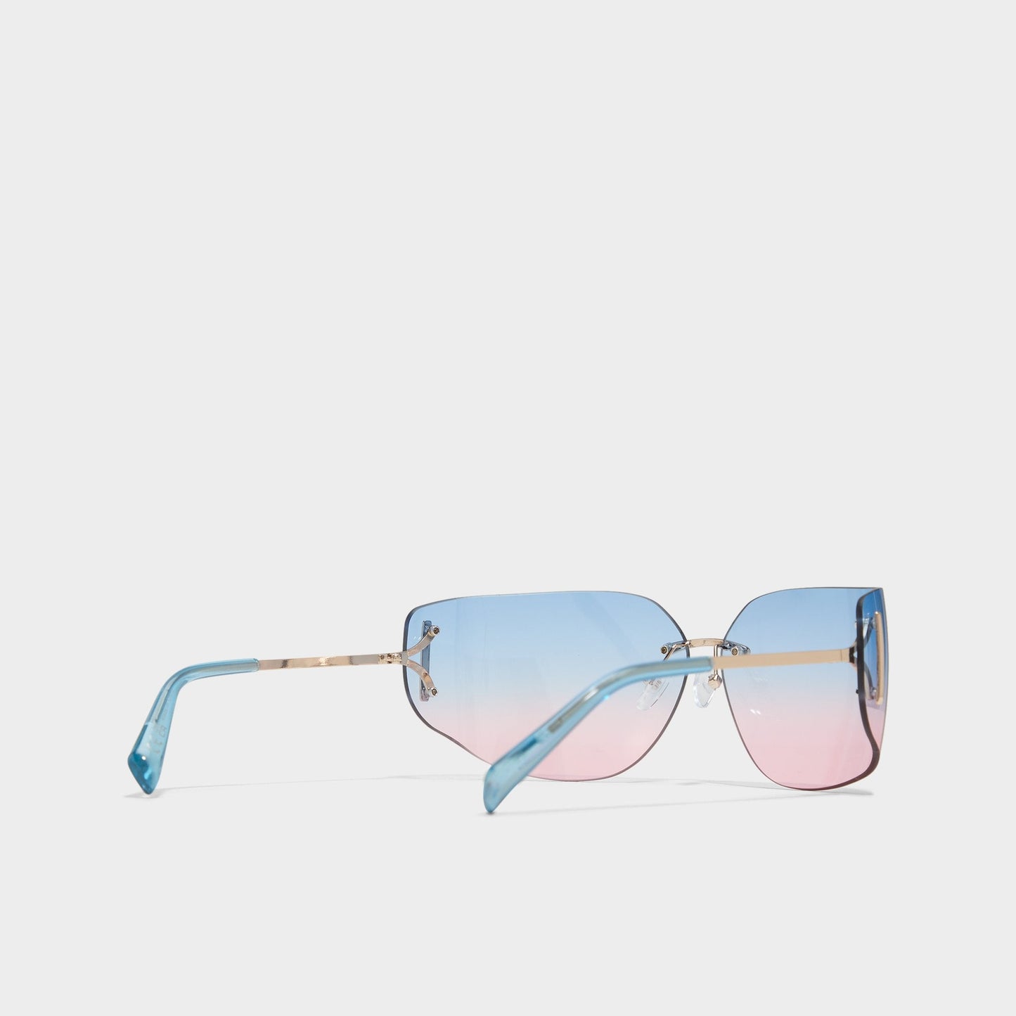Pigowenx Light Blue Women's Square - Square sunglasses Aldo Light Blue