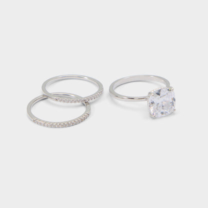 Lothoamas in Silver Clear Multi - Ring Aldo Silver/clear multi