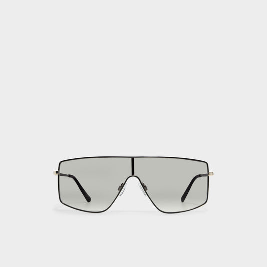 Priren Black/Gold Multi Women's Shield - Shield sunglasses Aldo Black/gold multi