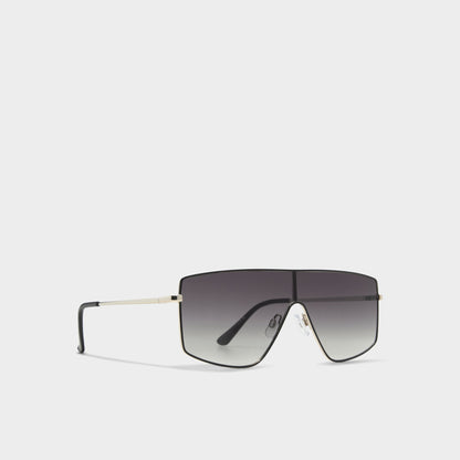 Priren Black/Gold Multi Women's Shield - Shield sunglasses Aldo Black/gold multi