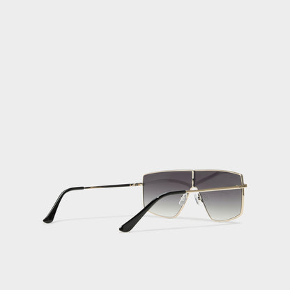 Priren Black/Gold Multi Women's Shield - Shield sunglasses Aldo Black/gold multi