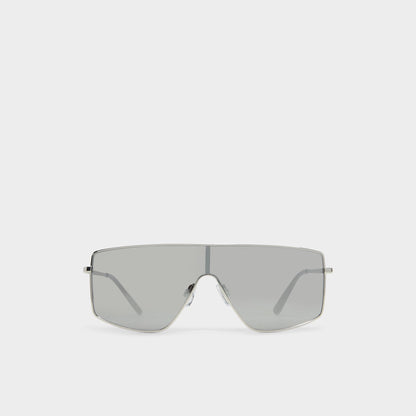 Priren Silver Women's Shield - Shield sunglasses Aldo Silver