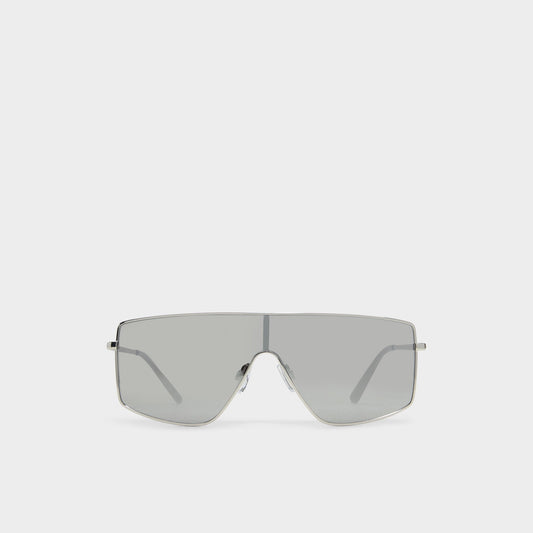 Priren Silver Women's Shield - Shield sunglasses Aldo Silver