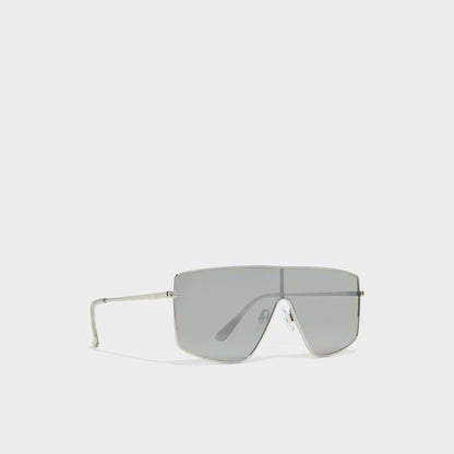 Priren Silver Women's Shield - Shield sunglasses Aldo Silver