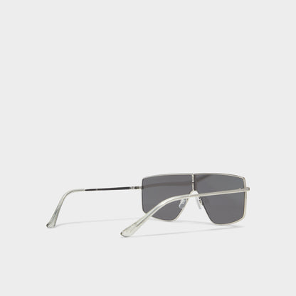 Priren Silver Women's Shield - Shield sunglasses Aldo Silver